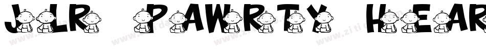 JLR Pawrty Hearty字体转换